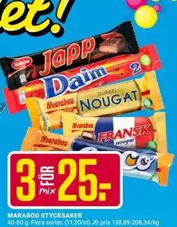 ÖoB MARABOU STYCKSAKER erbjuda