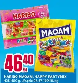ÖoB HARIBO MAOAM, HAPPY PARTYMIX erbjuda