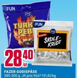 ÖoB FAZER GODISPÅSE erbjuda