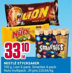ÖoB NESTLÉ STYCKSAKER erbjuda
