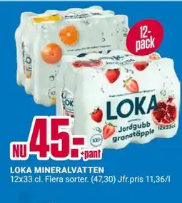 ÖoB LOKA MINERALVATTEN erbjuda