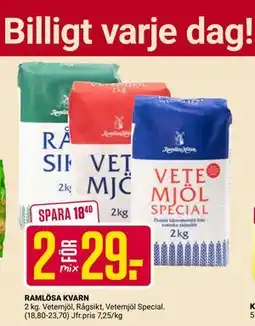 ÖoB RAMLÖSA KVARN erbjuda
