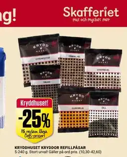 ÖoB KRYDDHUSET KRYDDOR REFILLPÅSAR erbjuda