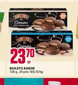 ÖoB BAILEYS KAKOR erbjuda