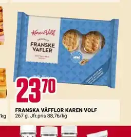 ÖoB FRANSKA VÅFFLOR KAREN VOLF erbjuda