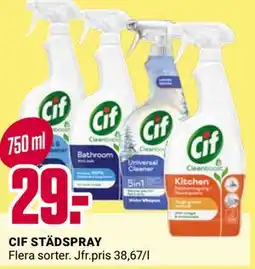 ÖoB CIF STÄDSPRAY erbjuda