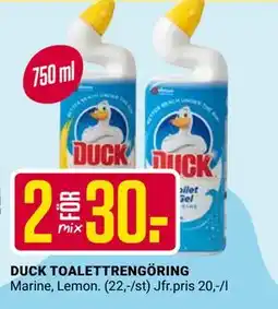 ÖoB DUCK TOALETTRENGÖRING erbjuda