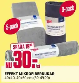 ÖoB EFFEKT MIKROFIBERDUKAR erbjuda