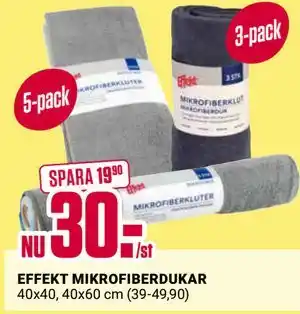 ÖoB EFFEKT MIKROFIBERDUKAR erbjuda