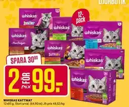 ÖoB WHISKAS KATTMAT erbjuda