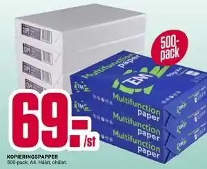 ÖoB KOPIERINGSPAPPER erbjuda