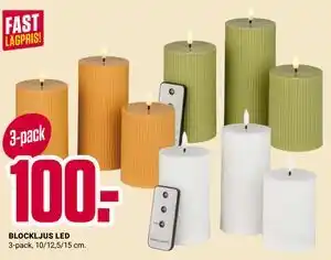 ÖoB BLOCKLJUS LED erbjuda