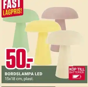 ÖoB BORDSLAMPA LED erbjuda