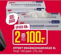 ÖoB EFFEKT ENGÅNGSHANDSKAR XL erbjuda