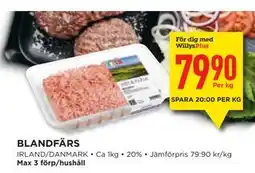 Willys Hemma BLANDFÄRS, Medlemspris erbjuda