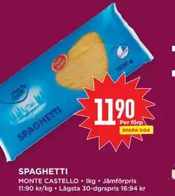Willys Hemma SPAGHETTI erbjuda