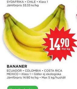Willys Hemma BANANER erbjuda