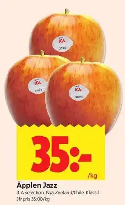 ICA Kvantum Äpplen Jazz erbjuda