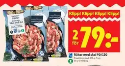 ICA Kvantum Räkor med skal 90/120 erbjuda