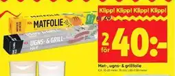 ICA Kvantum Mat-, ugns- & grillfolie erbjuda