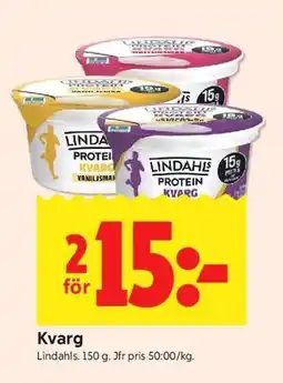 ICA Kvantum Kvarg erbjuda