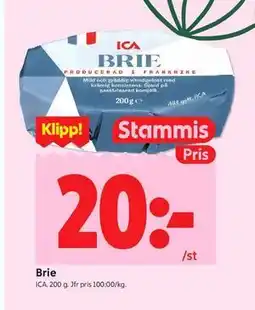ICA Kvantum Brie, Medlemspris erbjuda