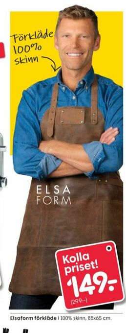 Rusta Elsa Form Förkläde erbjuda