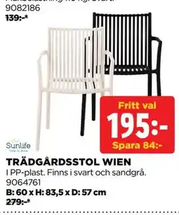 Jem&Fix TRÄDGÅRDSSTOL WIEN erbjuda