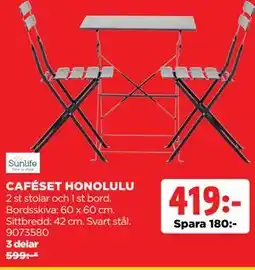 Jem&Fix CAFÉSET HONOLULU erbjuda