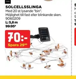 Jem&Fix SOLCELLSSLINGA erbjuda