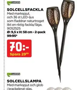 Jem&Fix SOLCELLSFACKLA erbjuda