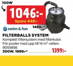 Jem&Fix FILTERBALLS SYSTEM erbjuda