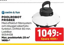 Jem&Fix POOLROBOT FRISBEE erbjuda