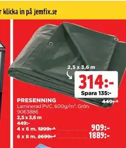 Jem&Fix PRESENNING erbjuda