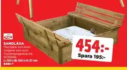 Jem&Fix SANDLÅDA erbjuda