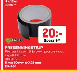 Jem&Fix PRESENNINGSTEJP erbjuda