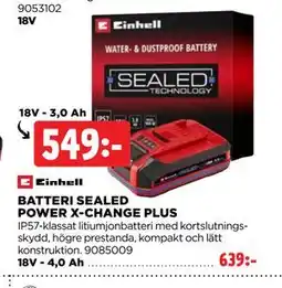 Jem&Fix BATTERI SEALED POWER X-CHANGE PLUS erbjuda