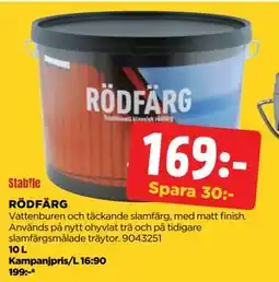 Jem&Fix RÖDFÄRG erbjuda