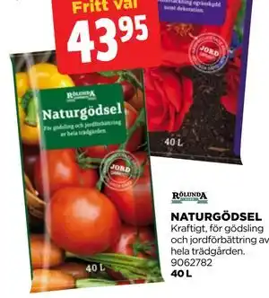 Jem&Fix NATURGÖDSEL erbjuda