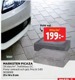 Jem&Fix MARKSTEN PICAZA erbjuda