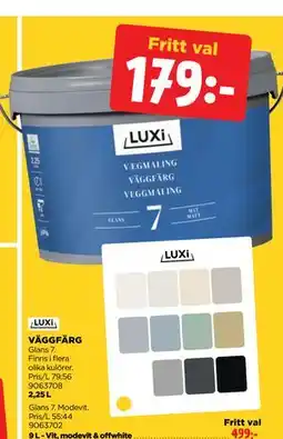 Jem&Fix VÄGGFÄRG erbjuda