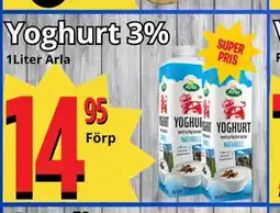 Supergrossen Yoghurt 3% erbjuda