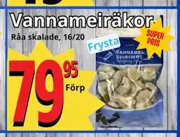 Supergrossen Vannameiräkor erbjuda
