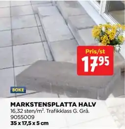 Jem&Fix MARKSTENSPLATTA HALV erbjuda