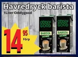 Supergrossen Havredryck barista erbjuda