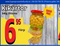 Supergrossen Kikärtor erbjuda