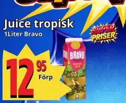 Supergrossen Juice tropisk erbjuda
