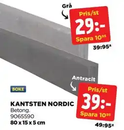 Jem&Fix KANTSTEN NORDIC erbjuda