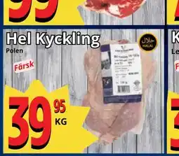 Supergrossen Hel Kyckling erbjuda