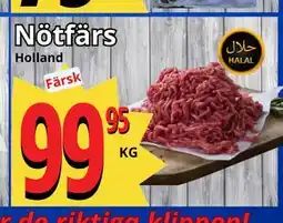 Supergrossen Nötfärs erbjuda